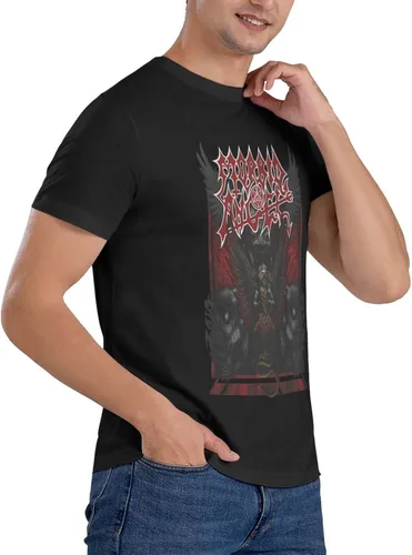 Vista 3 de Morbid Angel T Shirt Men's Summer Round Neck Trend Fashion Short Sleeve T Shirt Sports Fitness Cotton Shirt Tops