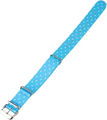 Vista 7 de 0.787 in de tela de nylon azul claro lindo reloj de pulsera tejida banda de reloj, Ejército,Militar