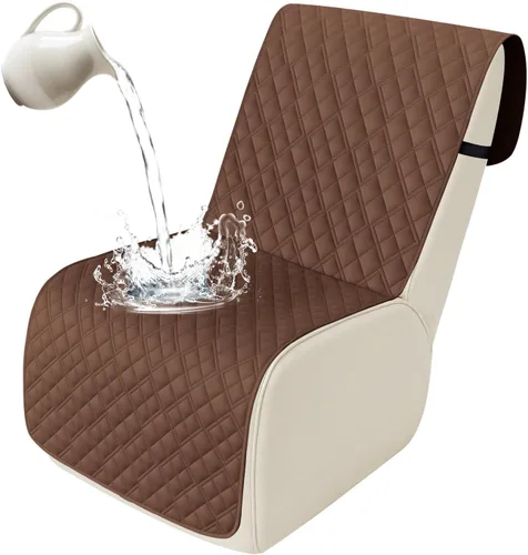 Vista 50 de Arfntevss Fundas de sofá modular reclinable, 100% impermeable, en forma de L, para sillón reclinable en forma de L, funda seccional lavable