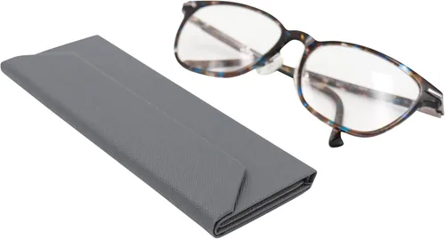 Vista 145 de Real Sic Funda para lentes de sol para hombres y mujeres, soporte magnético plegable para lentes de sol, inspirado en el color sólido