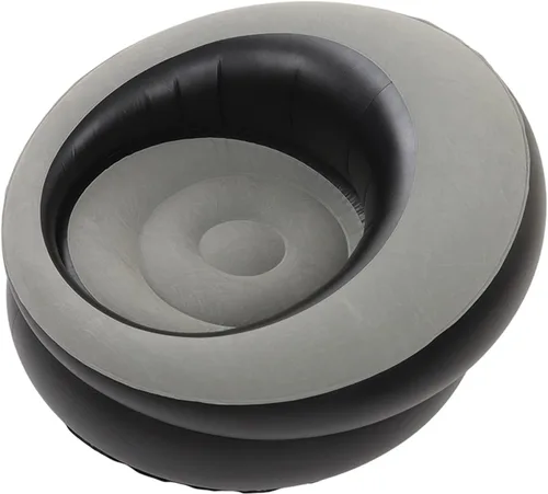Vista 2 de CHICIRIS Silla inflable con la válvula de inflación rápida, sofá inflable simple del aire para el senderismo al aire libre