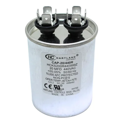 Vista 9 de HVAC Genius - Condensador de 5 condensadores MFD de 370 o 440 VCA 5uf de funcionamiento ovalado para motor de ventilador, condensador de soplador