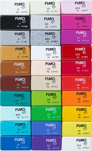 Vista 4 de STAEDTLER FIMO Soft Oven-Bake Polymer Modeling Clay: Kit de inicio de 30 piezas para joyería, escultura y manualidades para principiantes