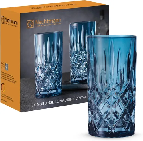 Vista 9 de Nachtmann Noblesse - Juego de 2 vasos Longdrink, color baya