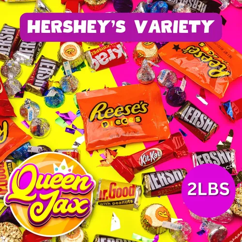 Vista 3 de Paquete variado de dulces de chocolate, 2 libras, caramelos oscuros y de leche y mucho más. Caramelos a granel de Navidad, envueltos individualmente