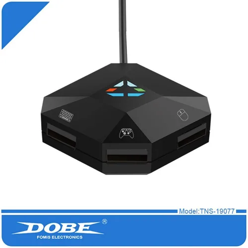 Vista 8 de Dobe TNS-19077 NS-Switch Adaptador de teclado y mouse para Nintendo SwitchPS4PS3Xbox ONE360 Host Series Conversor conexión original de guía de mango