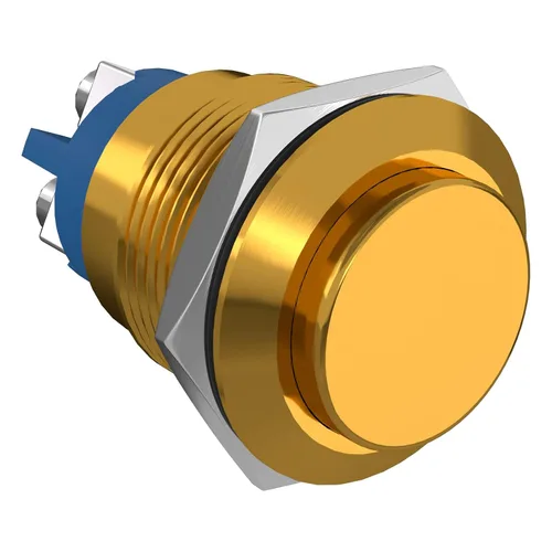 Vista 8 de STARELO 16 mm 5/8" Interruptor de botón momentáneo redondo alto 250 V de CA 5 A 12 V 36 V de CC 2 A 1NO SPST impermeable con carcasa de aluminio