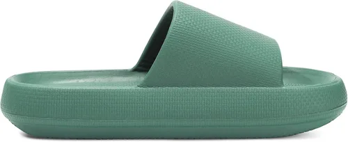 Vista 5 de welltree Sandalias antideslizantes para mujeres y hombres, sandalias antideslizantes para baño y ducha, suela gruesa suave para interiores