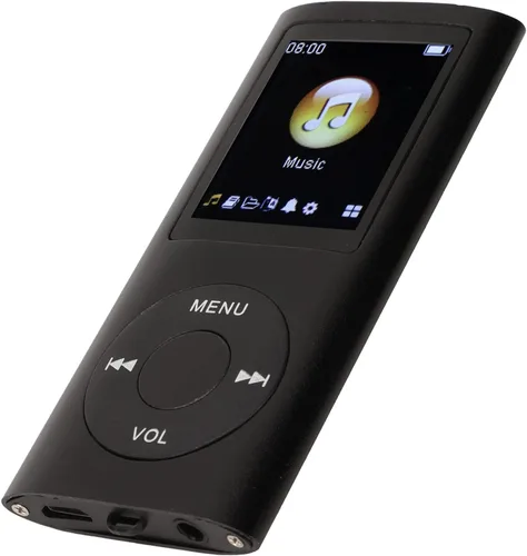 Vista 9 de Reproductor de MP3, reproductor con pantalla LCD de 1.8 pulgadas, mini puerto USB, grabadora de voz digital clásica delgada con radio FM, altavoz