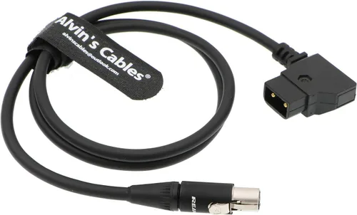 Vista 4 de Alvin's Cables 12V TV Lógica Monitor Cable de alimentación Mini XLR 4 Pin hembra a D Tap para cámaras Monitor