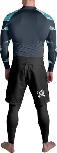 Vista 2 de Camiseta de manga corta inspirada en Demon Slayer Mist Hashira Muichiro Tokito Kimetsu no Yaiba Jiu Jitsu MMA UFC