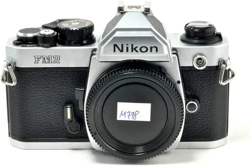 Vista 5 de Nikon Cámara de película de enfoque manual FM2 SLR con obturador de titanio