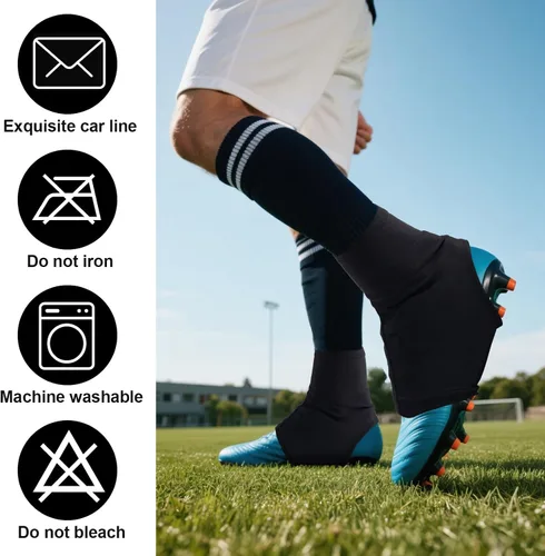 Vista 3 de Spats - Fundas para tacos de fútbol, fundas para tacos juveniles, fundas para tacos de bicicleta, fundas para tacos de fútbol que mantienen