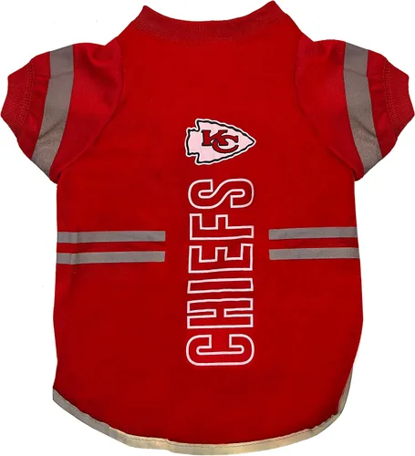 Vista 11 de Pets First NFL Chicago Bears Camiseta para Perro, Camiseta de Fútbol Americano para Perros y Gatos - Camiseta Deportiva Duradera para MASCOTAS - 3