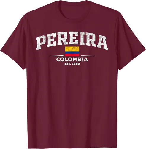 Vista 17 de Camiseta Pereira Colombia, Negro