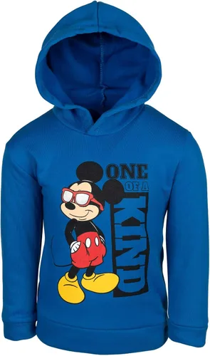 Vista 2 de Disney Mickey Mouse - Sudadera con capucha de forro polar para bebés y niños grandes (12 meses - 18-20)