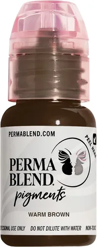 Vista 11 de Perma Blend Pigmento de tinta de tatuaje de cejas rubio jengibre, suministros profesionales de microblading para cejas, botella de 1/2 oz