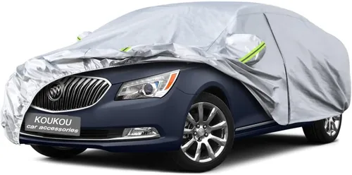 Vista 97 de KouKou Funda impermeable para automóvil SUV adecuada para BMW X1 de 2009 a 2025, 7 capas a prueba de viento para todo tipo de clima, cubierta