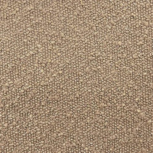Vista 9 de HomePop Banco de metal moderno Banco para sala de estar y dormitorio Muebles decorativos para el hogar - Brown Boucle