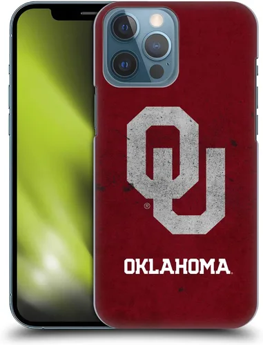 Vista 11 de Head Case Designs Funda rígida con licencia oficial de la Universidad de Oklahoma OU Banner compatible con Apple iPhone 13 Pro Max