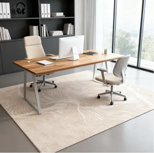 Vista 6 de Alfombra Eléctrica Calefactora de 35 x 55 pulgadas, Alfombra de Calefacción de Felpa Suave, Tapete Calefactor para Piso con Temporizador