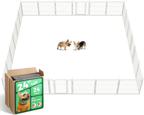 Vista 116 de FXW Rollick - Corralito para perros para patio, campamento con casa rodante, patentado, 24 pulgadas, 2 paneles Fácil instalación, resistente