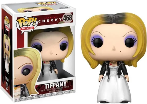 Vista 2 de POP Bride of Chucky - Figura de vinilo de Tiffany Funko Pop! (paquete con funda protectora compatible con Pop Box), multicolor, 3.75 pulgadas