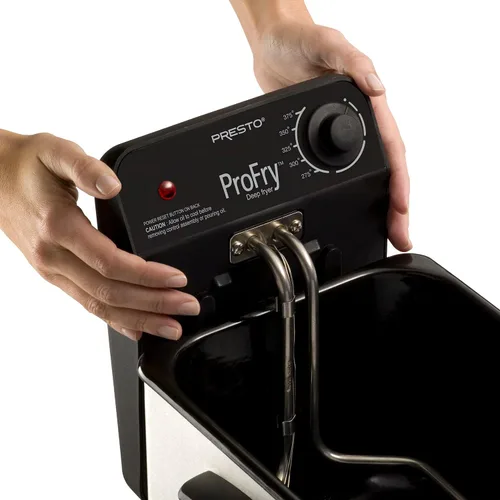 Vista 5 de Presto 05461 ProFry freidora de inmersión de acero inoxidable, talla única , Plateado