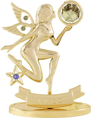 Vista 32 de CRYSTOCRAFT Regalo de sagitario, adorno de constelación con cristal austriaco, adorno de cristal de signo del zodiaco, colección de decoración