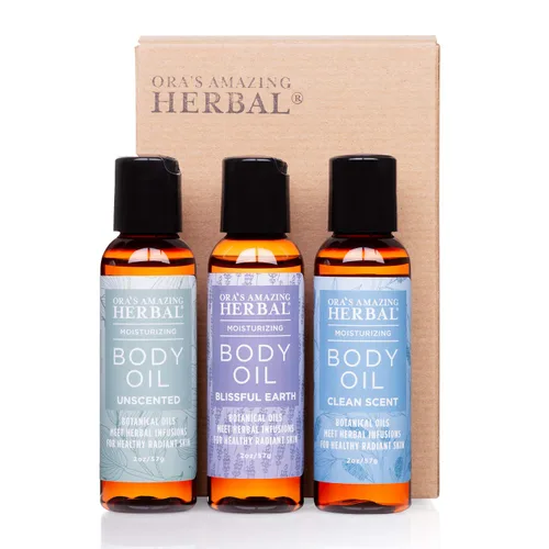 Vista 7 de Ora's Amazing Herbal Aceite corporal hidratante para mujeres y hombres, aceite de baño y cuerpo de lavanda para piel seca, aceite de masaje