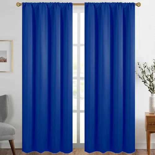 Vista 36 de Diraysid Cortinas opacas beige para dormitorio y sala de estar, cortinas con aislamiento térmico para oscurecer la habitación, 42 x 63 pulgadas, 2