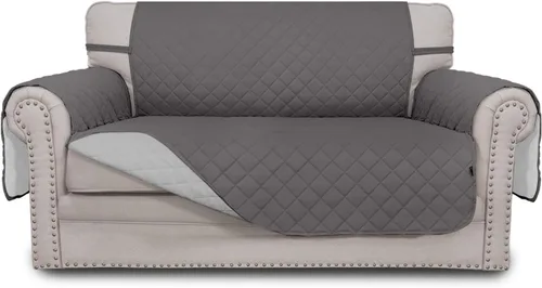 Vista 46 de Easy-Going - Funda reversible para sofá, resistente al agua, con varillas de espuma y correas elásticas, protector de muebles para mascotas y perros