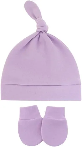 Vista 3 de Gorro de punto ajustable de algodón suave y lindo para bebé unisex