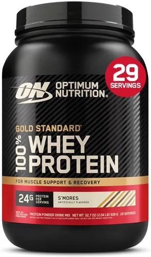 Vista 14 de Optimum Nutrition Estándar dorado 100% Proteína de Suero de Leche en Polvo, Pie de lima, 1.8 Libra