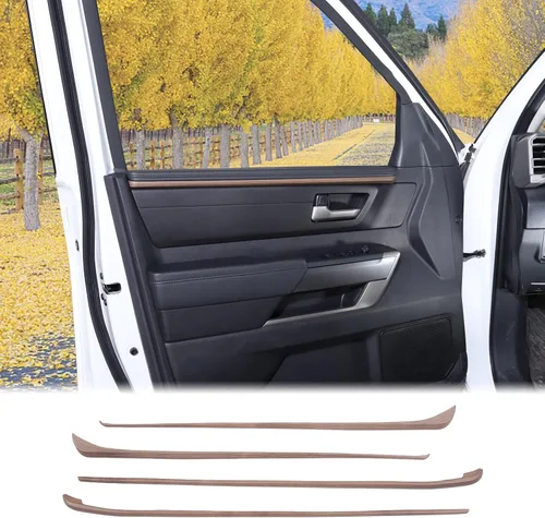 Vista 12 de Aunginsy Tiras de Moldura Interior para Puerta de Coche Compatible con Toyota Tundra 2022 2023 2024 2025 Camioneta Pickup, Moldura Decorativa