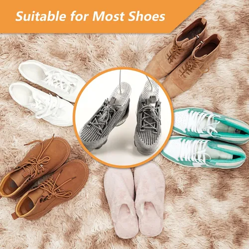 Vista 7 de Home Care Wholesale Secador de zapatos y desodorante con temporizador, zapatos, botas, calcetines, guantes, calentador, sin ruido, alambre fuerte