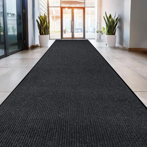 Vista 45 de LuxUrux Tapete de goma duradero para puerta, resistente, interior/exterior, fácil de limpiar, impermeable, patio, garaje, tapete comercial