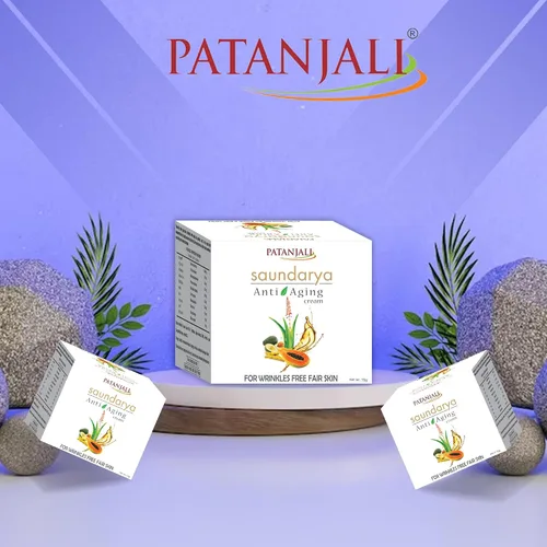 Vista 4 de patanjali Crema antienvejecimiento Saundarya, 0.03 libras