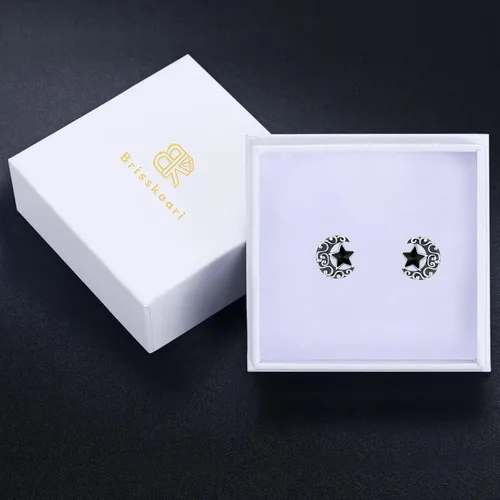Vista 7 de Regalo para el día de San Valentín para mujeres, aretes de plata de ley 925 con animales Colibrí, pájaro, búho, herradura, fénix, ratón, abeja