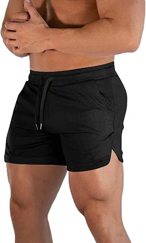 Vista 7 de CEHT Pantalones cortos deportivos para hombre de secado rápido culturismo pantalones cortos de entrenamiento para hombre pantalones cortos
