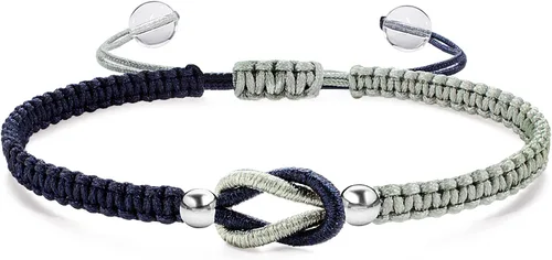 Vista 40 de Pulseras hechas a mano, pulseras para mujeres y hombres, pulsera ajustable con inicial, regalos de joyería para mamá, esposa, novia, ella, amigos