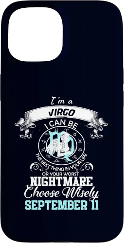 Vista 6 de Virgo Zodiac Sign Astrology Horoscope September 11 Birthday Case for iPhone 17