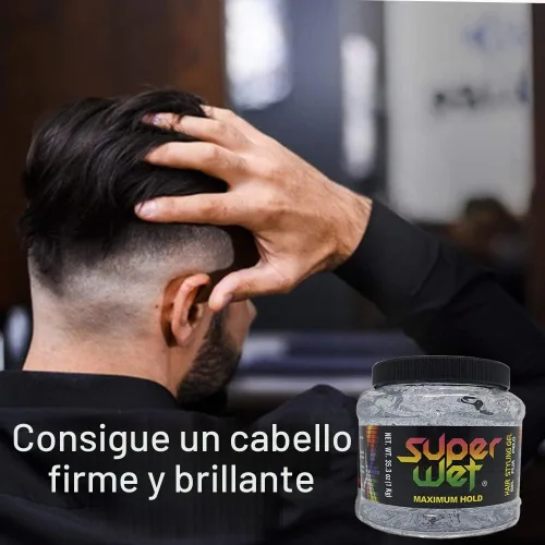 Vista 5 de Midway Importing Clear Jumbo Super Wet Hair Styling Gel, 2.2 libras