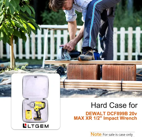 Vista 2 de L LTGEM Estuche rígido EVA para DEWALT DCF899B o DCF899HB 20V MAX XR Kit de llave de impacto herramienta (solo funda!)