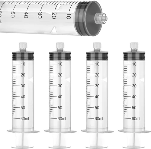 Vista 17 de Jeringa Luer Lock de 1 ml para Líquidos, Jeringa con Tapa, Paquete de 30 Unidades Envueltas Individualmente