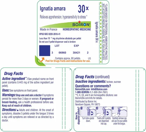 Vista 9 de Boiron Ignatia Amara 30X Medicina Homeopática para el Estrés - 80 Pellets