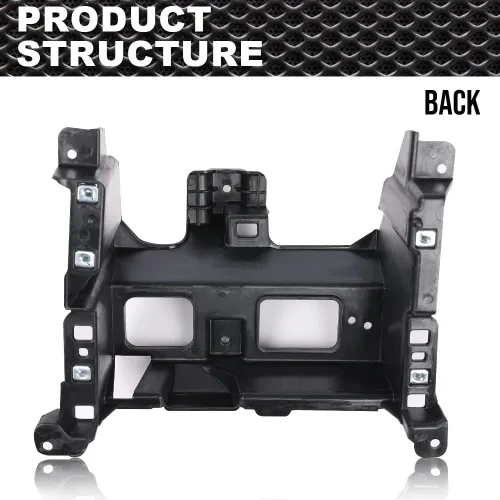 Vista 2 de CROSSDESIGN Soporte de jaula para panel de salpicadero, radio doble DIN compatible con GMC Sierra Yukon y Chevy Silverado Tahoe Suburban