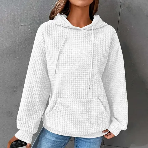 Vista 116 de SHAOBGE Sudaderas con capucha de gran tamaño para mujer, sudaderas con capucha para entrenamiento, suéteres casuales y cómodos trajes de moda