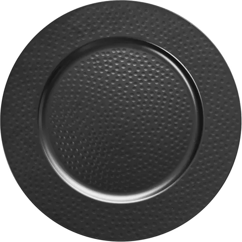 Vista 17 de Platos Base Blancos Antiguos de 13", Plato Base Redondo para Platos de Cena, Platos Base Estilo Granja, Platos Base Rústicos para Fiestas, Cenas