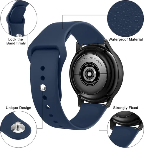 Vista 2 de Meliya Correa para Amazfit Bip 5 bandas para mujeres, hombres, mujeres y hombres, correa deportiva ajustable de silicona suave de 0.866 pulgadas